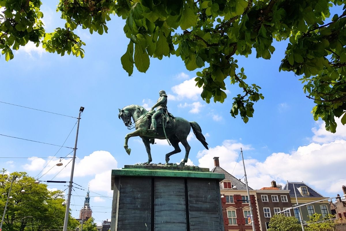 Ruiterstandbeeld Koning Willem II Den Haag